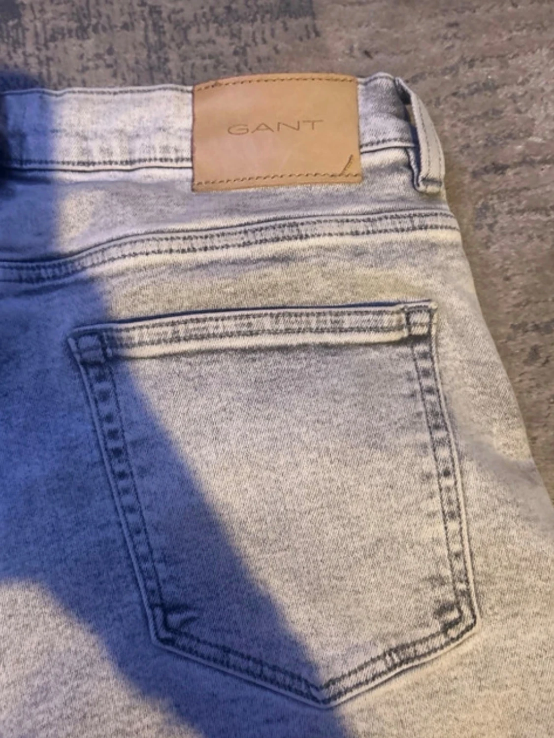 Gant Ljusgrå slim jeans  - 2