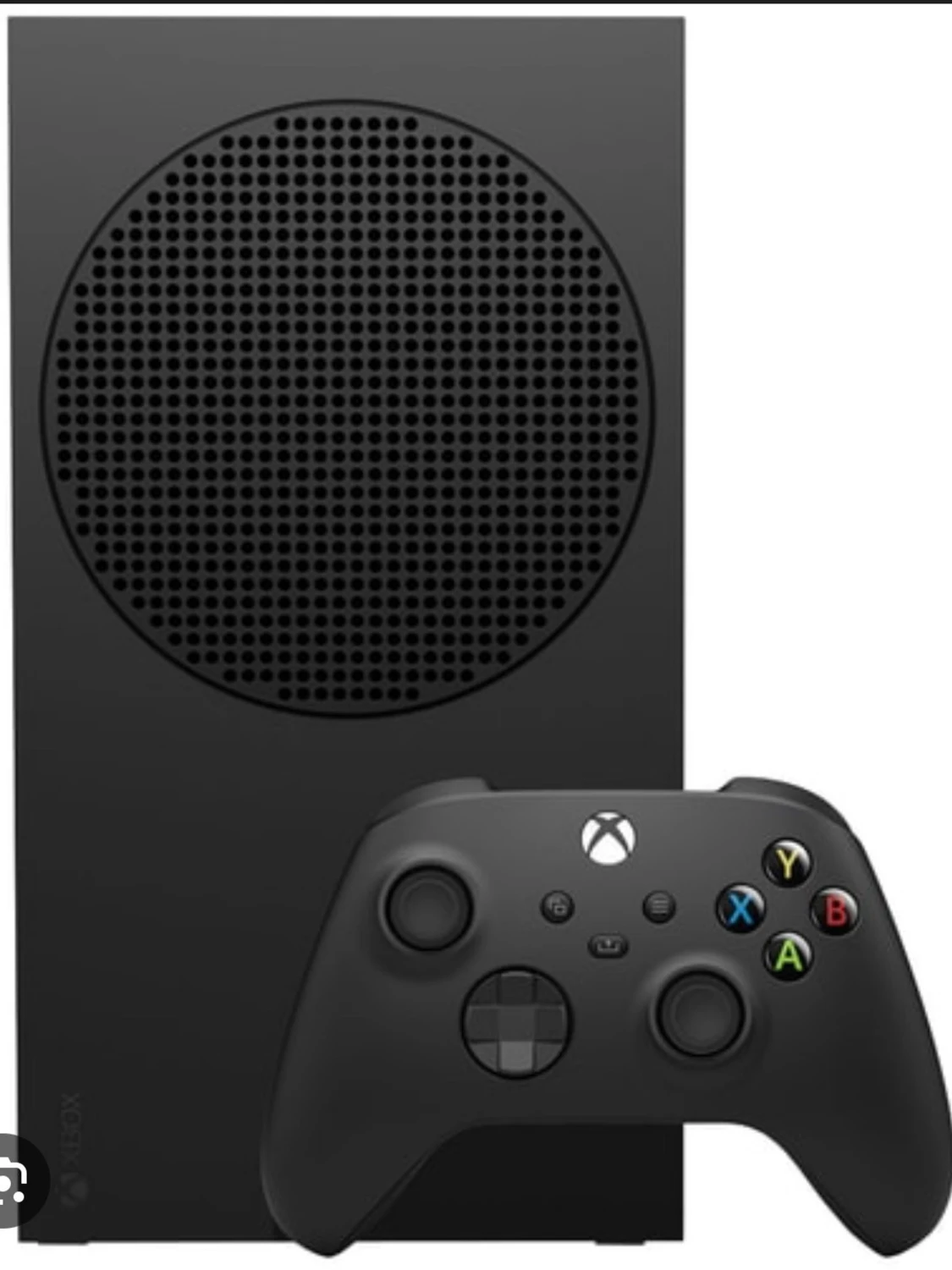 Xbox Series S svart spelkonsol