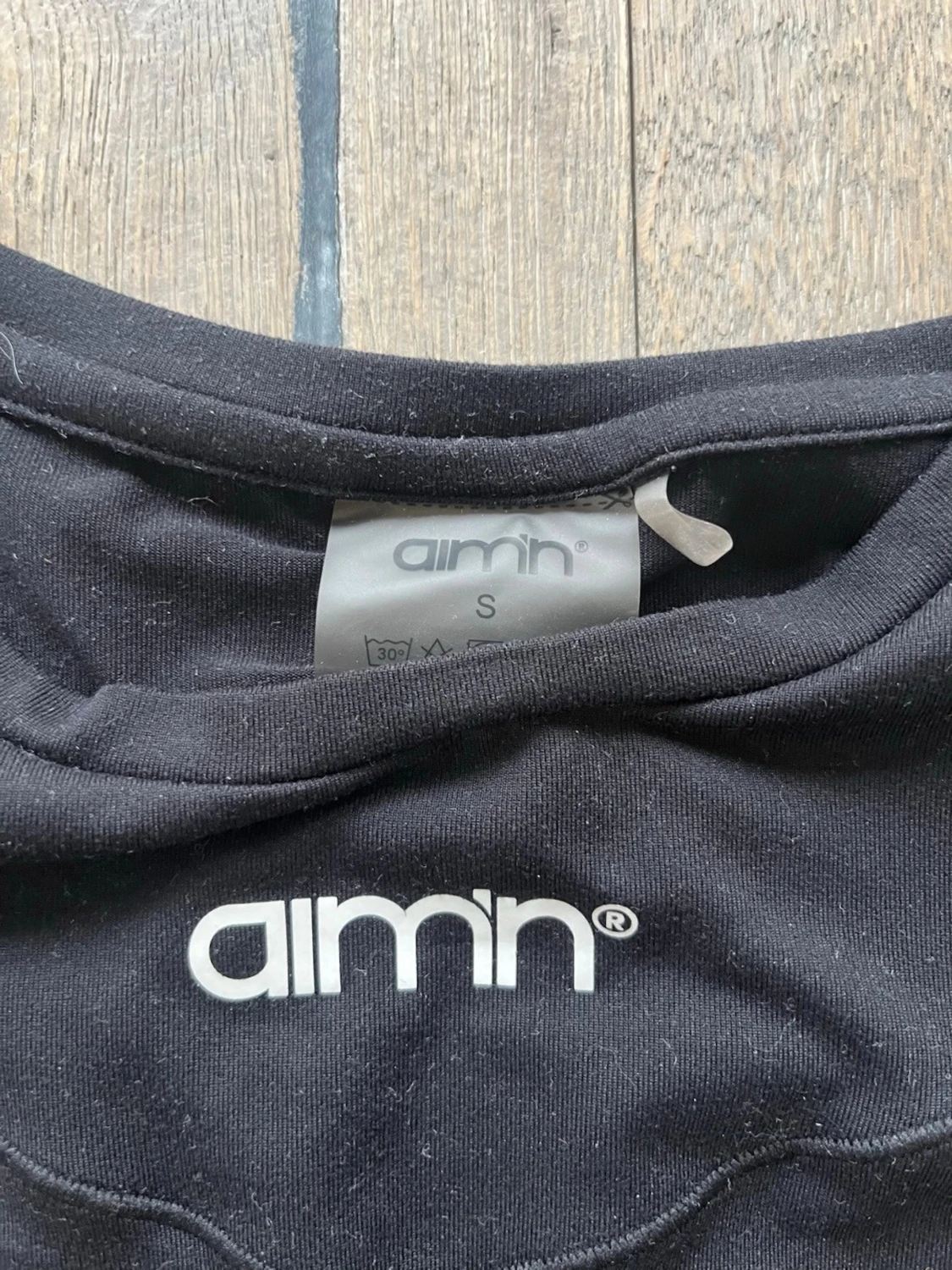 Svart träningströja Aim'n - 1