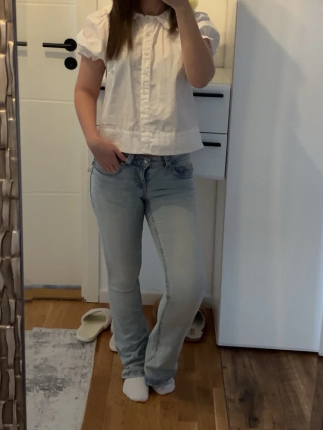 Ljusblå jeans från Gina Tricot - 4