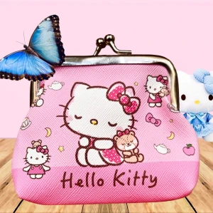 Söt portmonä med Hello Kitty-motiv! - Söt portmonä med Hello Kitty-motiv. Mått: 12 x 8 cm. Oanvänd.