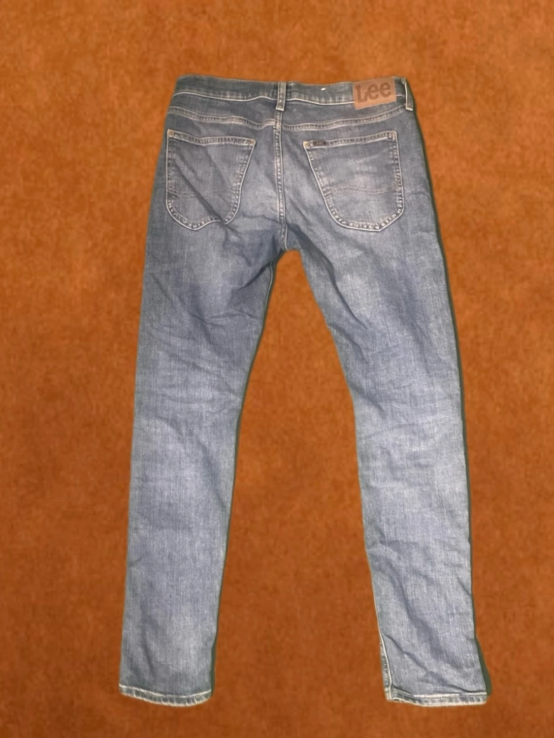 Blå slim fit jeans från Lee - 2