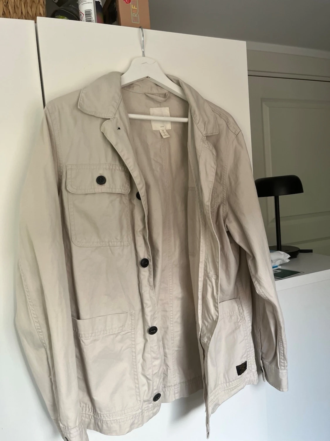Beige overshirt från H&M - 1