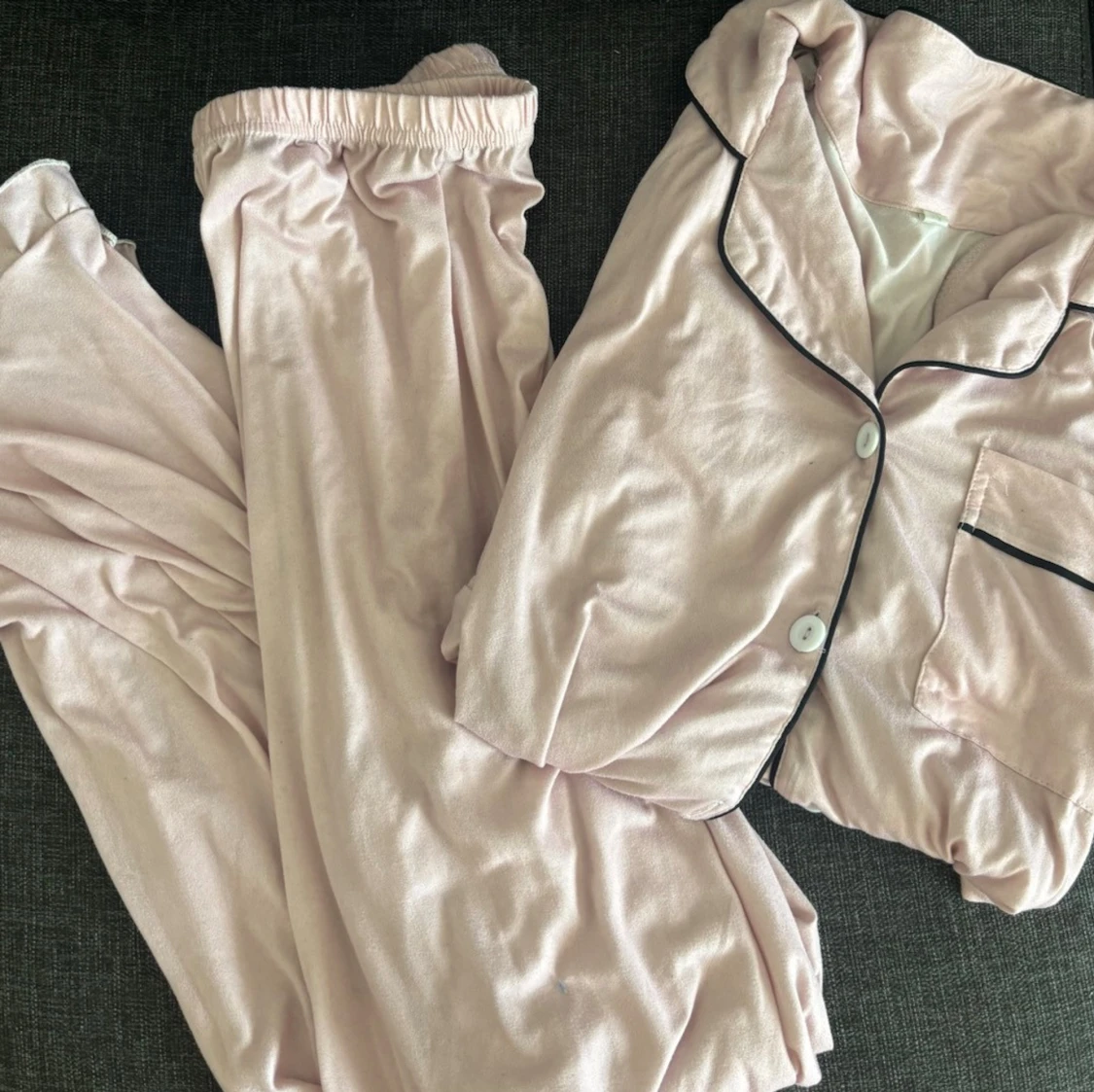 Ljusrosa pyjamas set