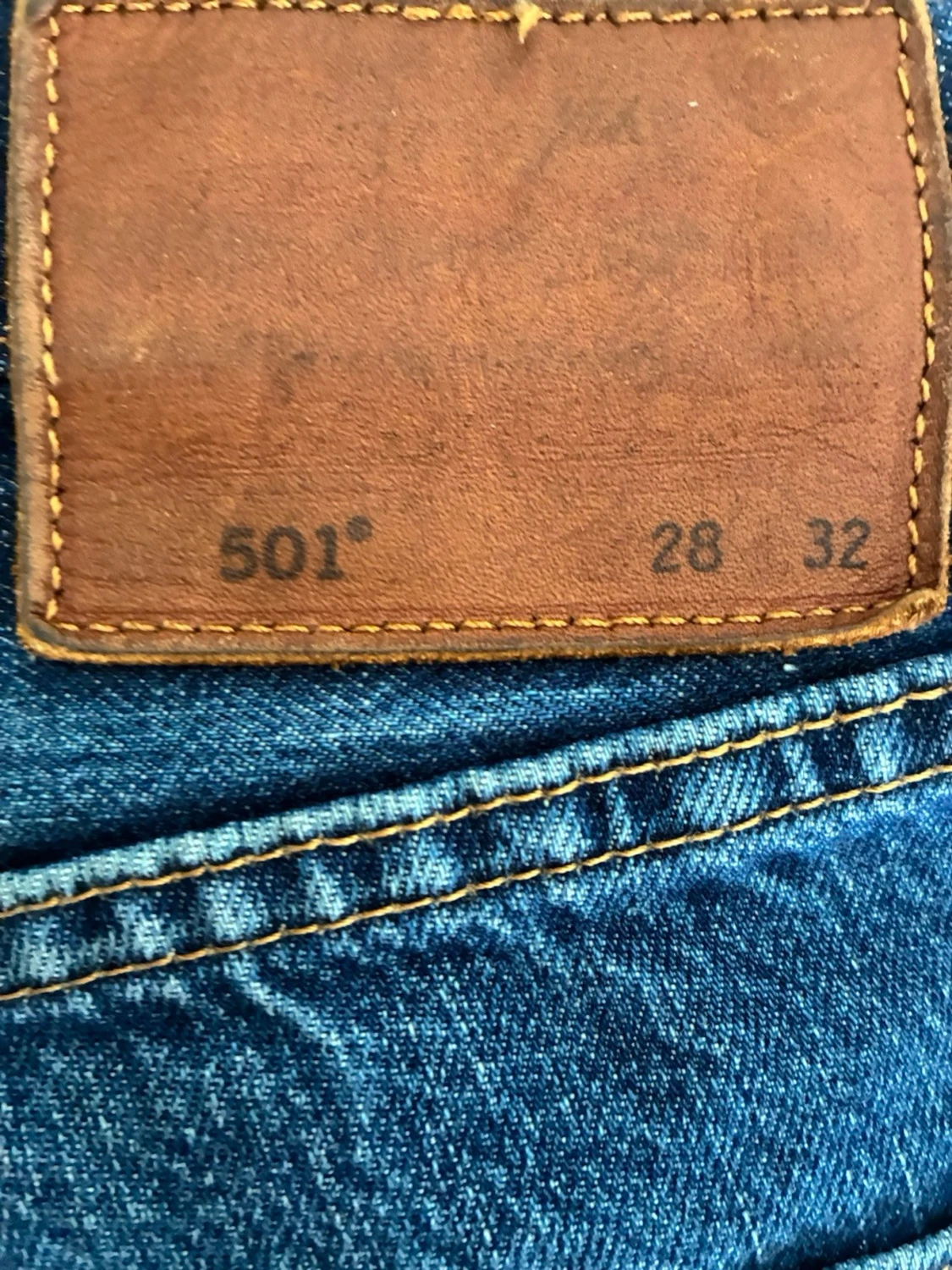 501or, Levi's blå raka jeans  - 2