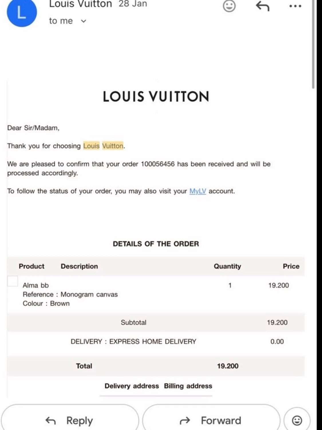 Louis Vuitton Monogram handväska - 4