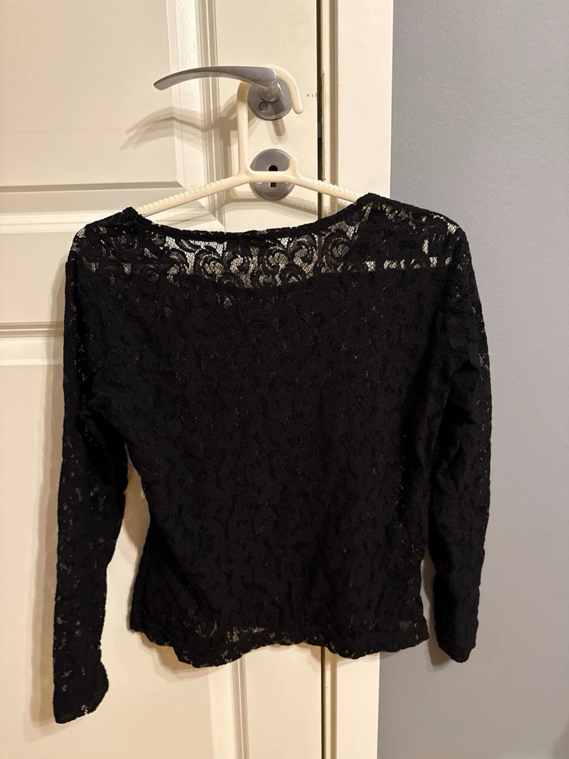 Svart spetsblus från InWear - 1