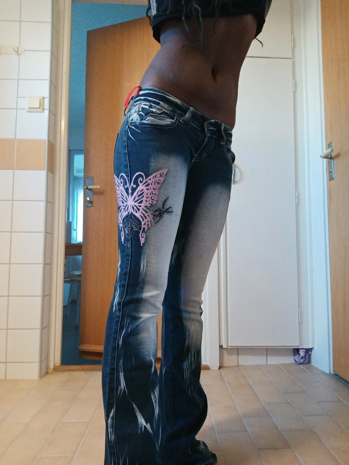 Crazy age extreme low waist W26