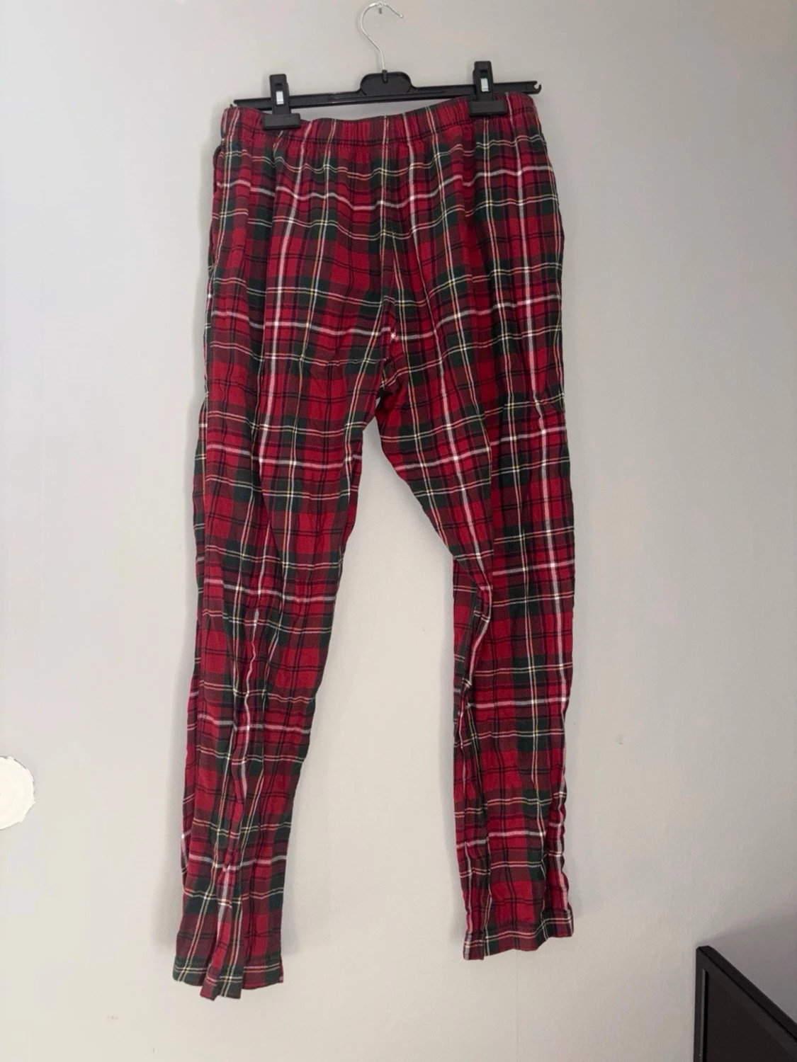 Rödrutiga pyjamasbyxor - 1