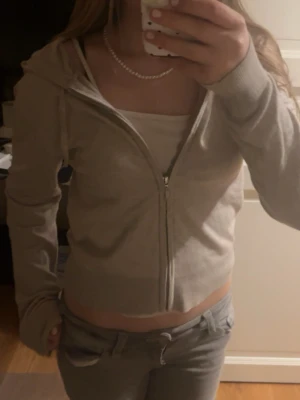 Stickad zip hoodie - Snygg zip hoodie 💞