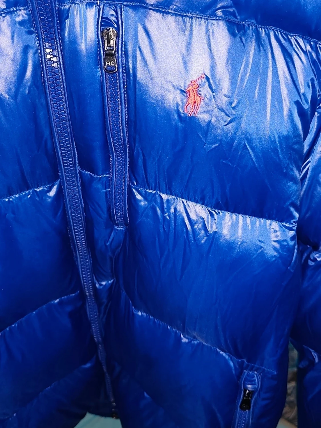 Blå dunjacka från Polo Ralph Lauren 