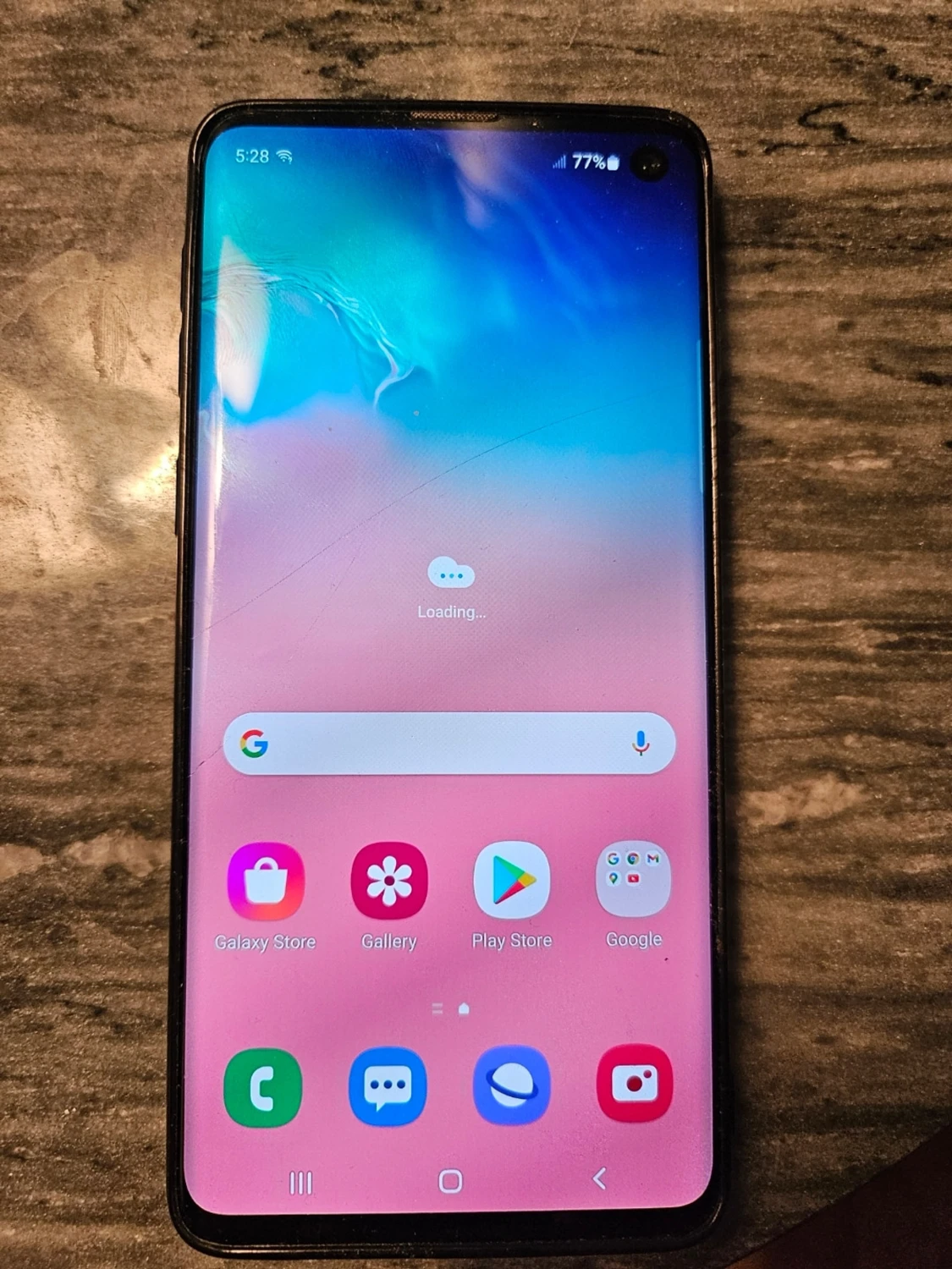 Samsung Galaxy S10 svart 128GB