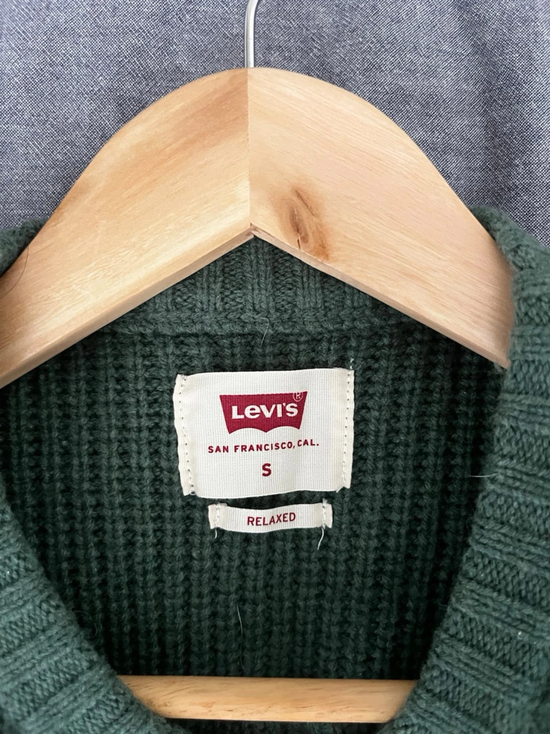 Grön stickad tröja från Levi's - 1