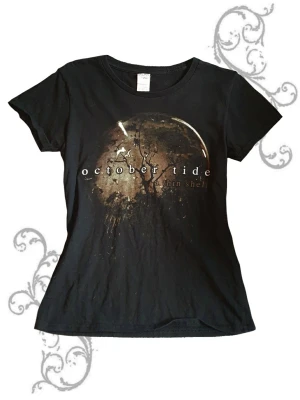 Svart band-tshirt October Tide - Band t-shirt I fint skick! 