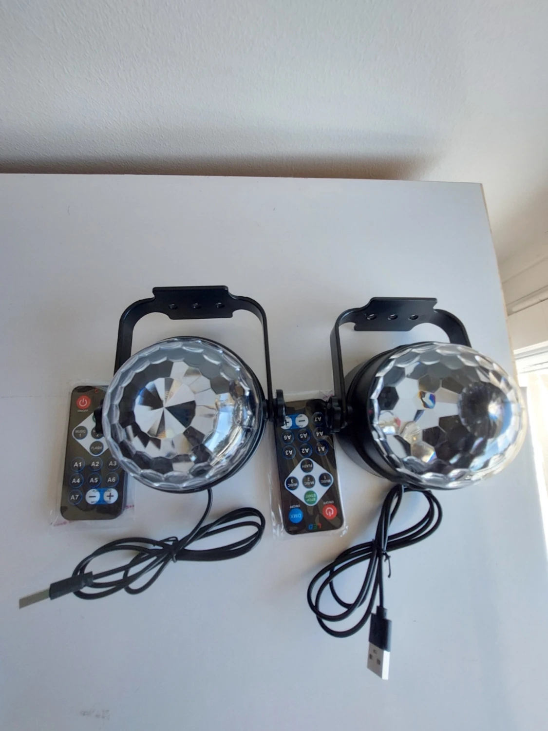 2-pack LED Party Lights med Fjärrkontroll