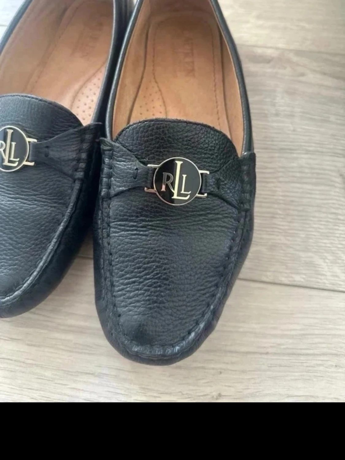 Svarta loafers från Ralph Lauren - 4