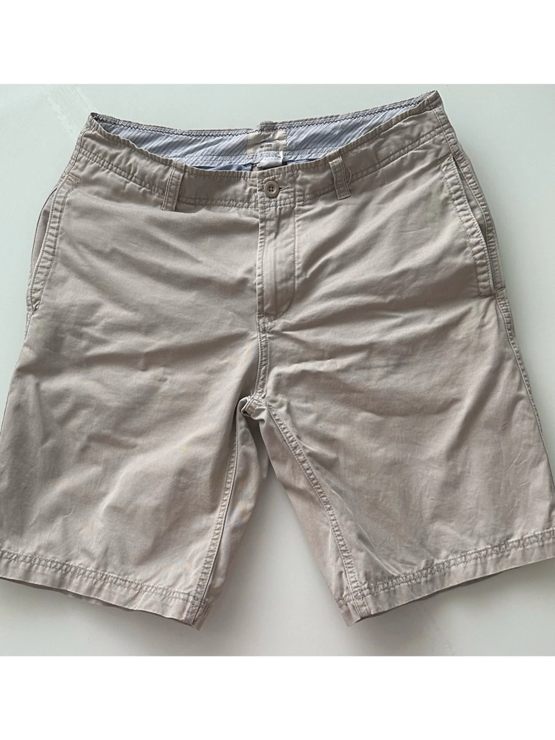 Beige GAP bomullsshorts med fickor, storlek S