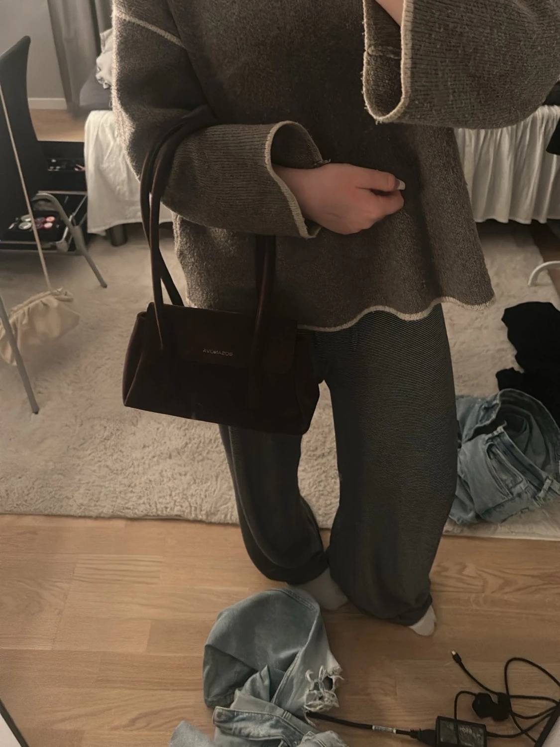 Brun mockaväska från Bosanova
