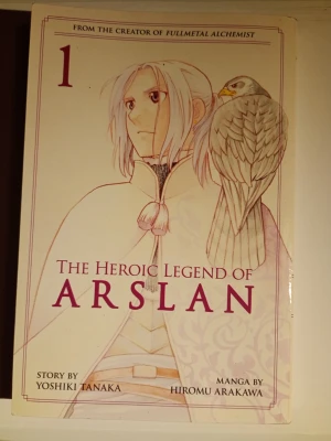 Arslan 1 manga English  - Volym 1 av The heroic legend of Arslan på engelska.