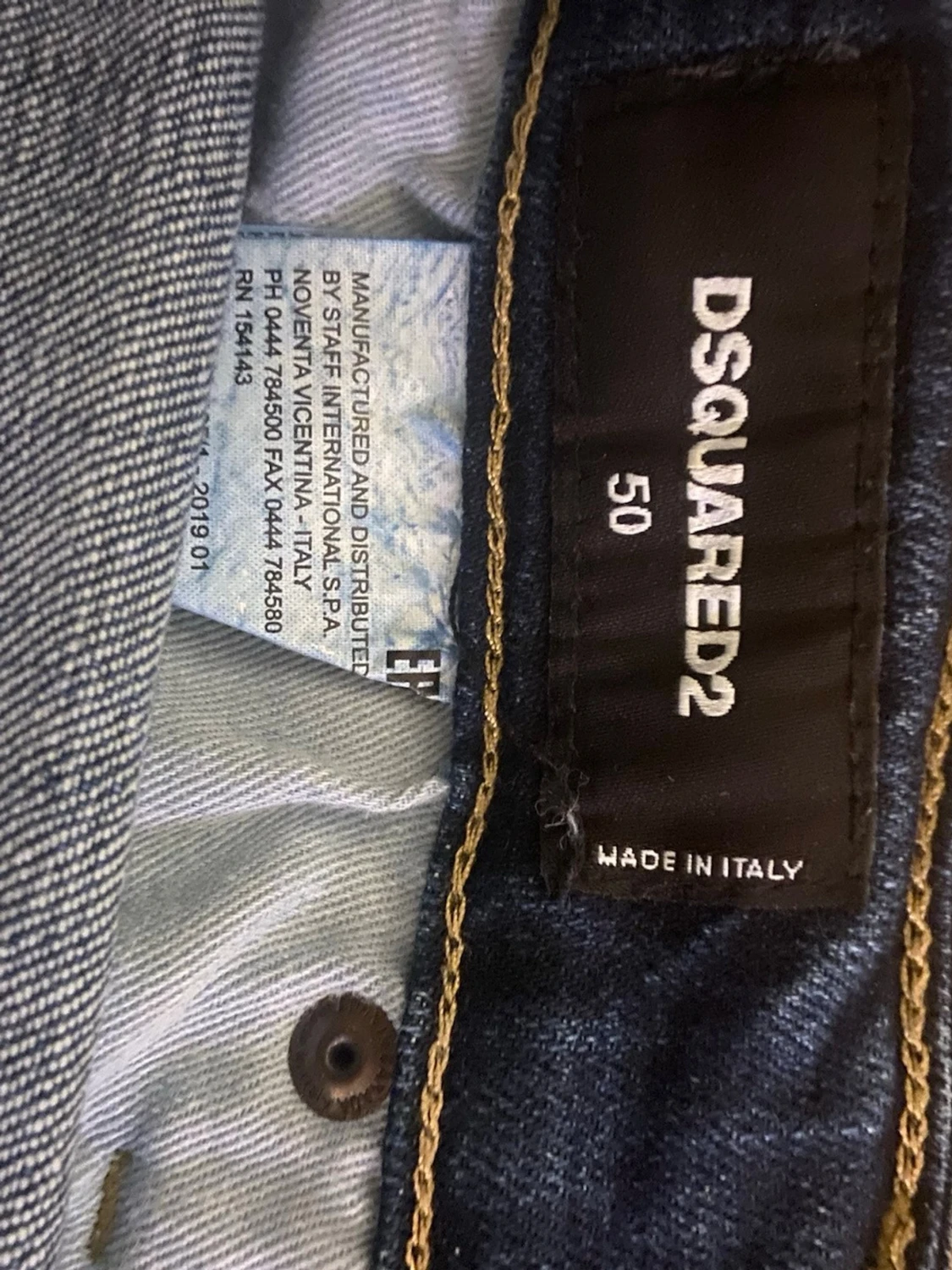 Mörkblå distressed jeans Dsquared2 - 3