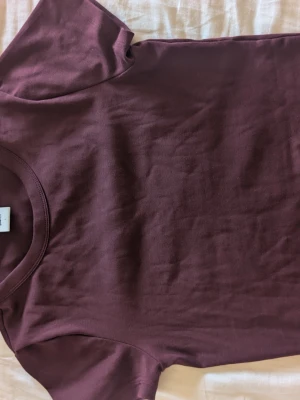 Vinröd basic t-shirt från Gina Tricot  - Vinröd t-shirt från Gina Tricot, stl. L. Använd ett fåtal gånger så fortfarande i bra skick 