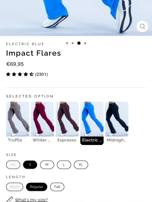 Blåa Impact Flares leggings - någon som säljer dessa i st S regular blå??? - Finns det någon som säljer byxorna fast i blå o st S regular? Hit me up