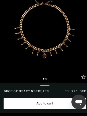 Maria Nilsdotter liknande halsband  - Säljer ett hemmagjort guldhalsband. Halsbandet är ett liknande halsband från Maria Nilsdotter. Halsbandet är 45 cm långt.