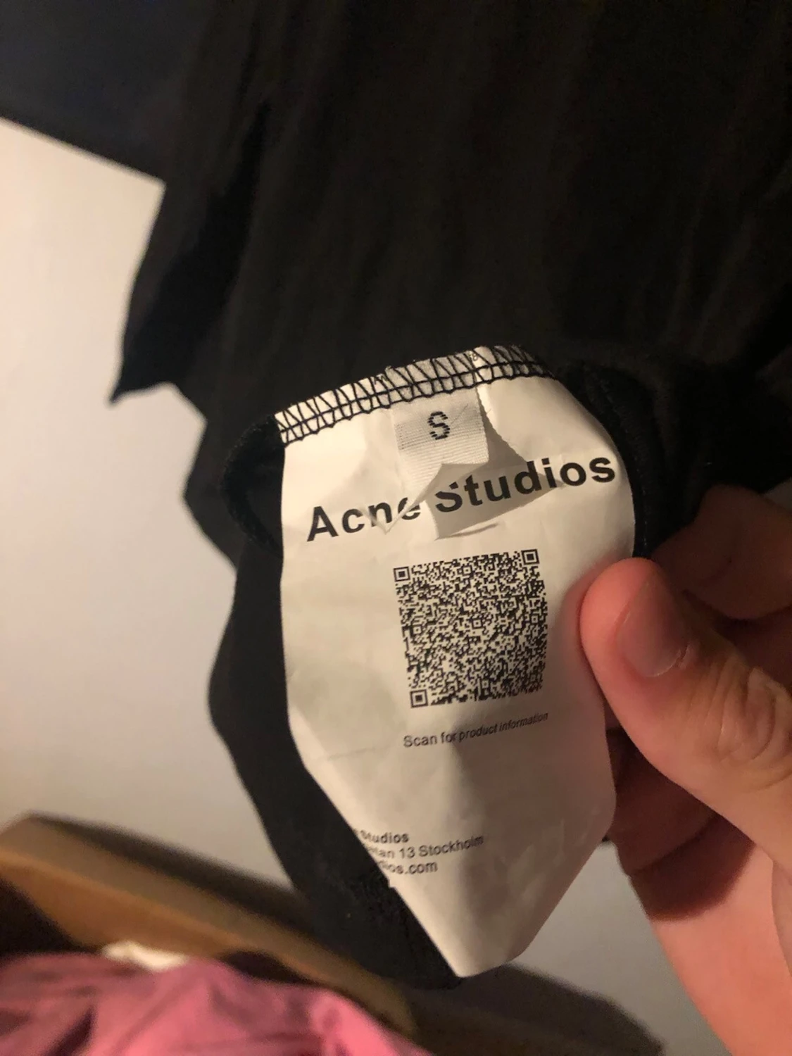 Svart långärmad topp Acne Studios - 3