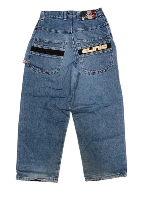 Clinic baggy jeans - Clinic Baggy jeans W28 [Ytterbenslängd 100cm] [Innerbenslängd 70cm] [Midja 36cm] [Benöppning 24cm]