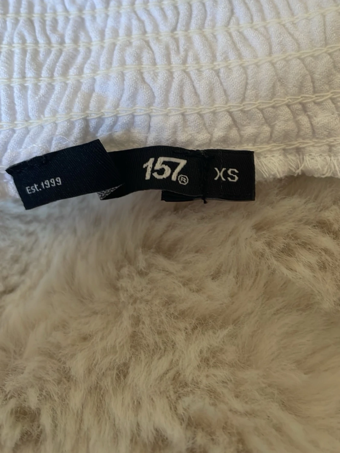 Vit långklänning från 157 XS - 1