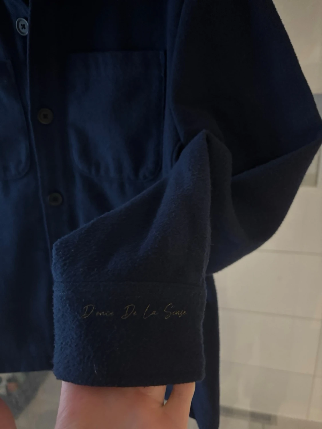 Donce De La Sense overshirt mörkblå - 2