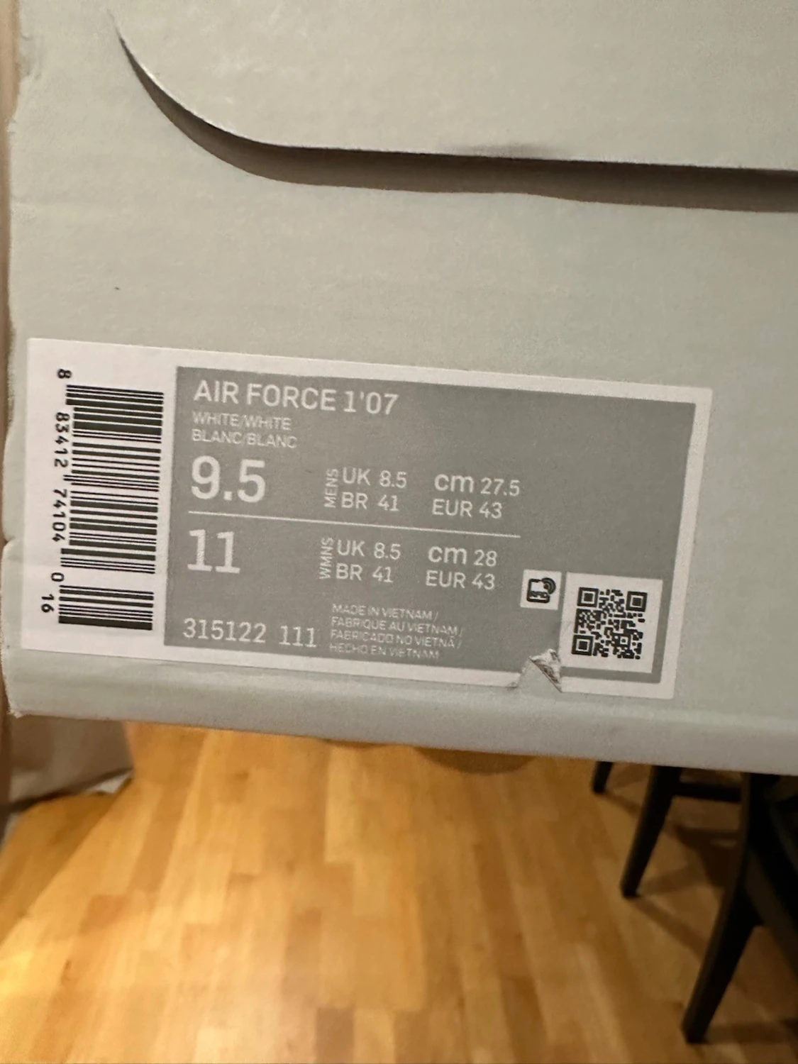 Nike Air Force 1 vita sneakers - 3