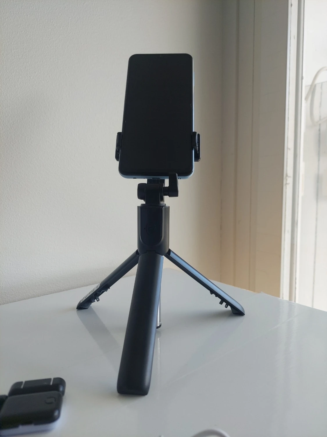 74cm Portabel Selfiepinne & Stativ med Dubbla Fyllnadslampor - 1