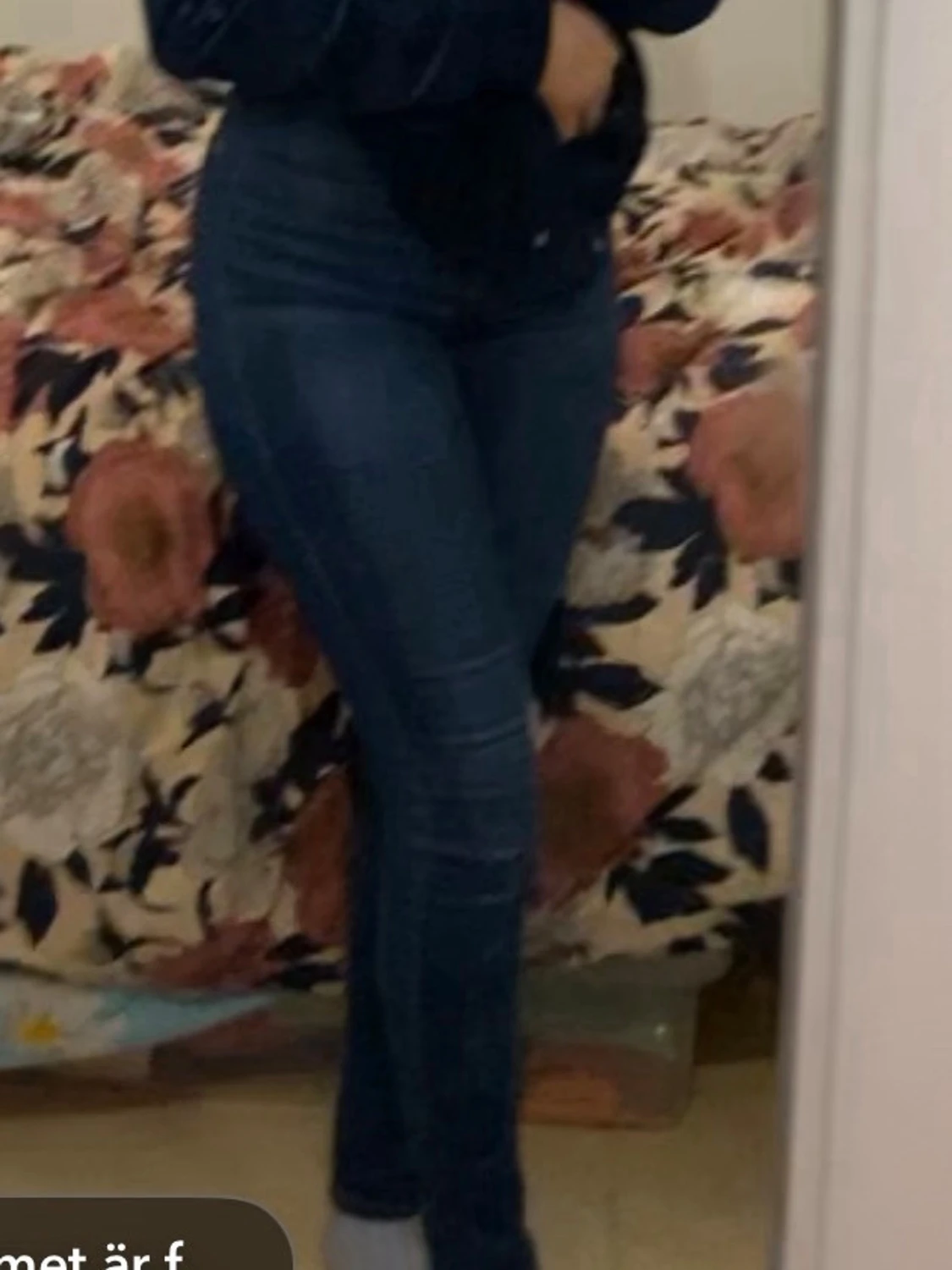 Blåa skinny jeans från Pieces - 1