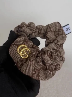 Scrunchie GG - Brun lyx
