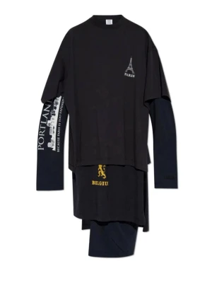 Vetements - Vetements aw18 Tourist T-shirt layered dress Sz s, fits very oversized  Rrp 18800:-