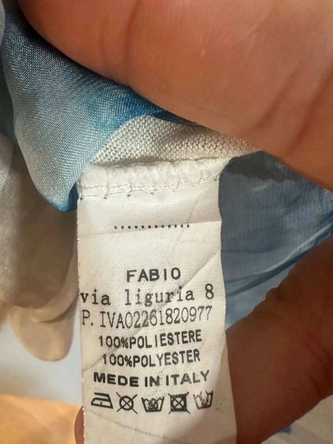 Vit mesh strandtunika med fjärilar - 2