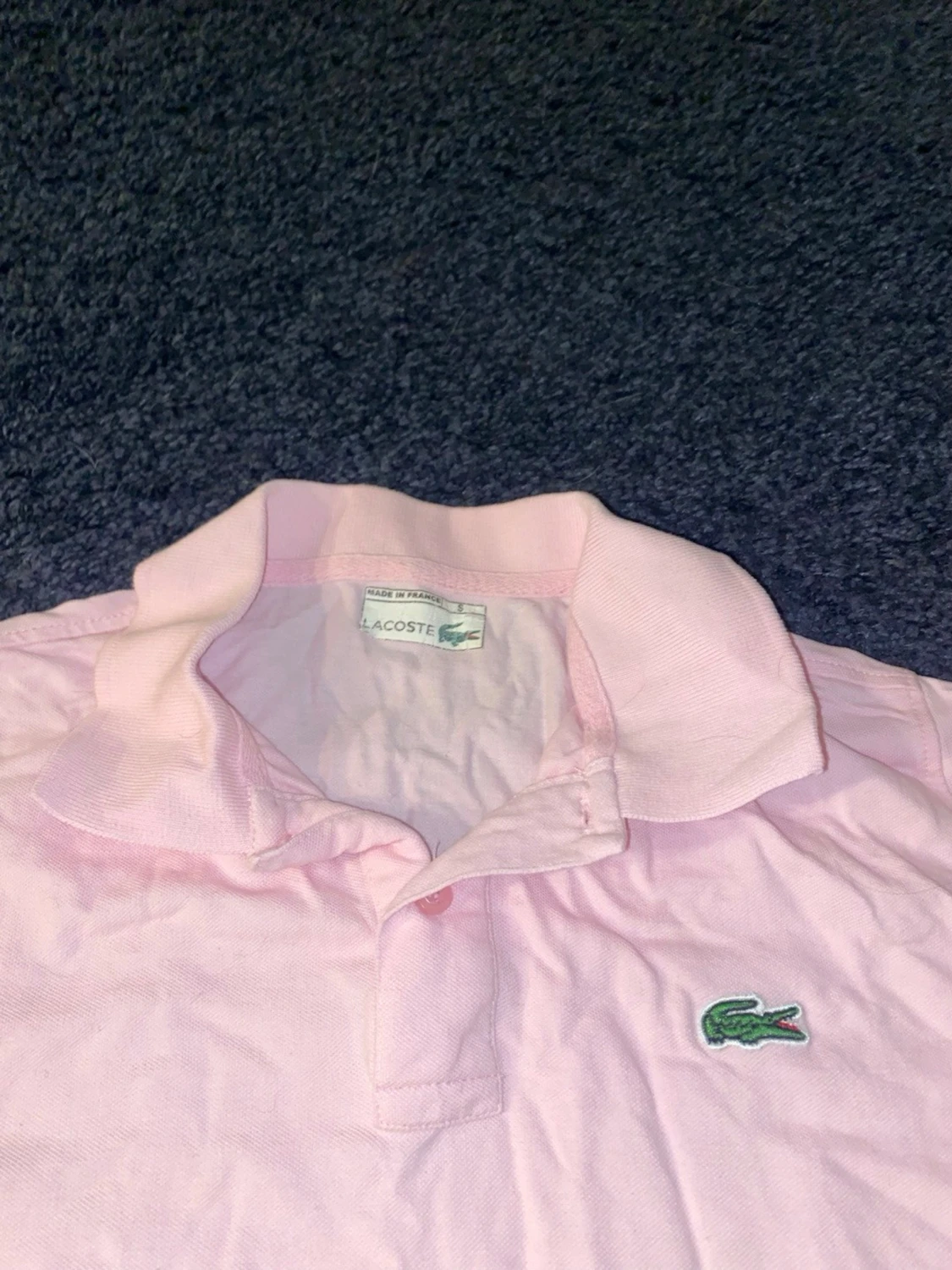 Ljusrosa pikétröja från Lacoste - 1