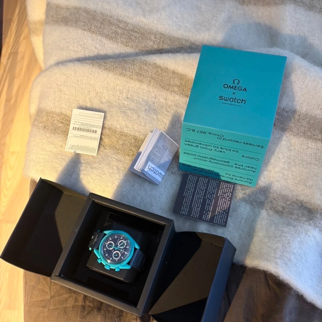 Omega x Swatch blå - 1