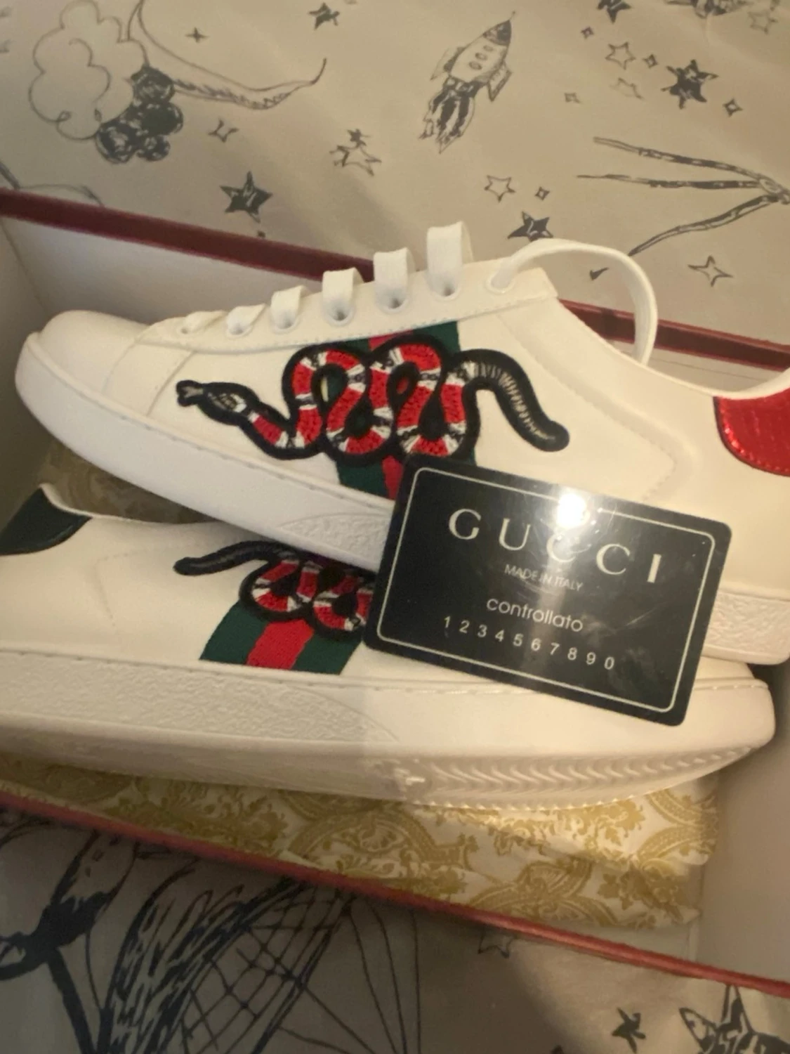 Gucci Ace med orm