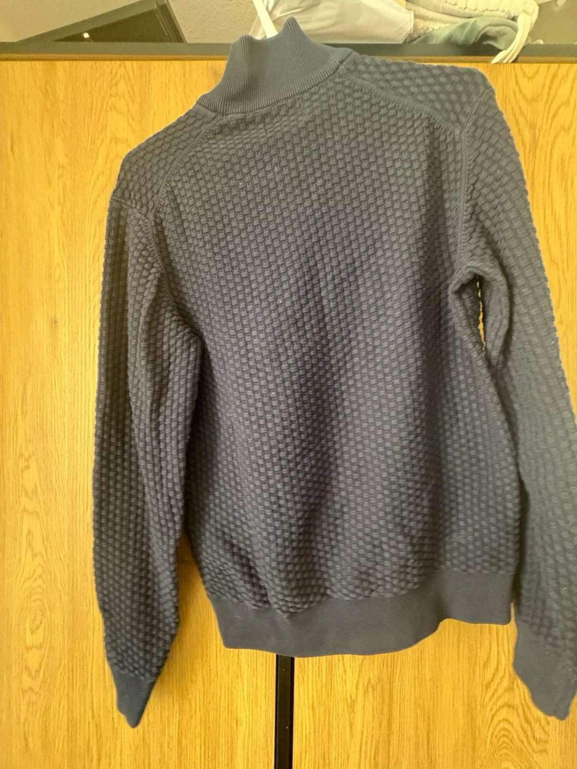 Marinblå halvzip tröja från GANT - 2