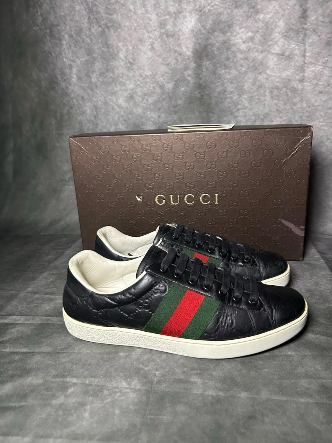 Gucci ace sneakers svarta