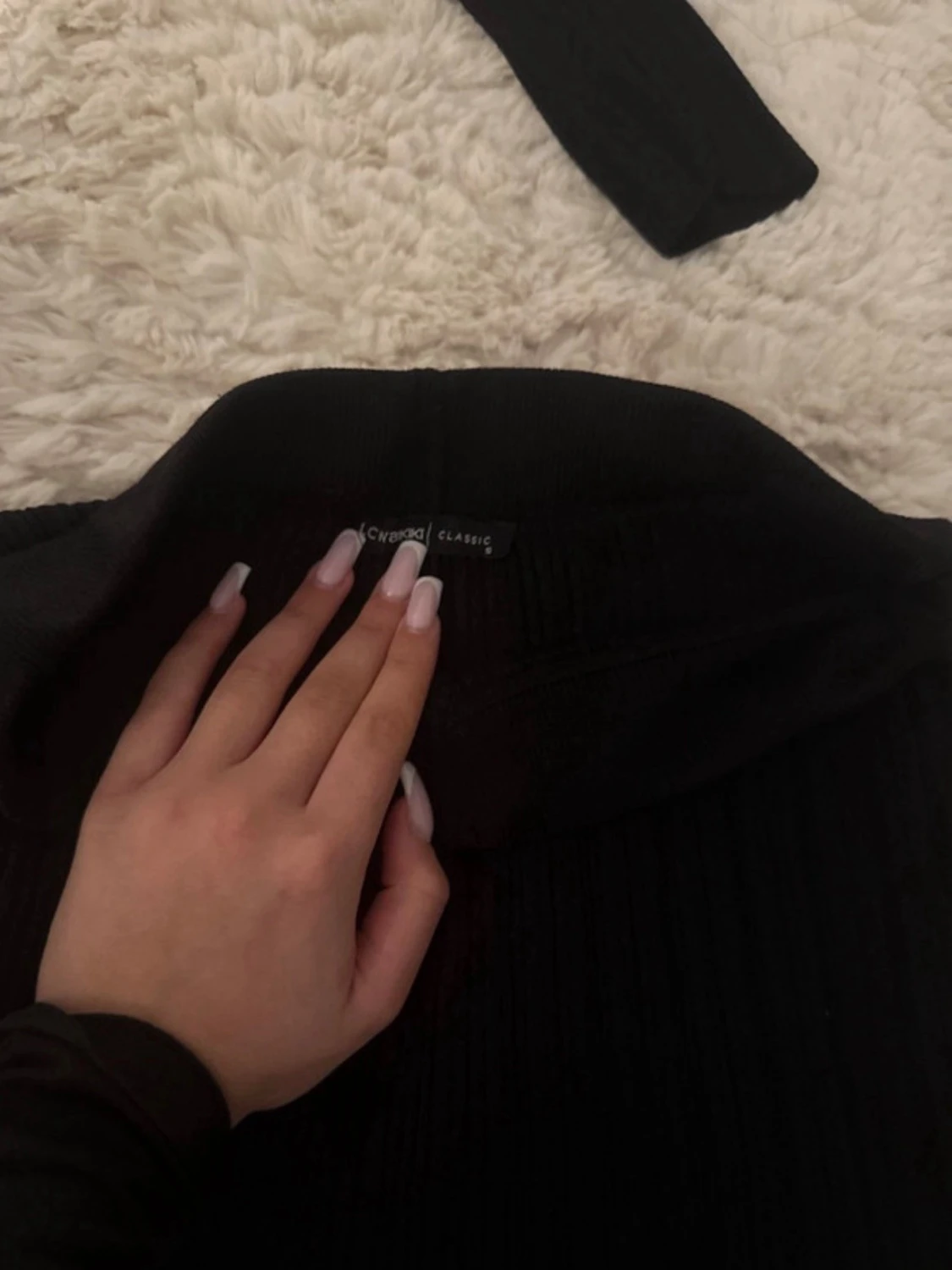 Svart ribbat set från LC Wakiki - 4