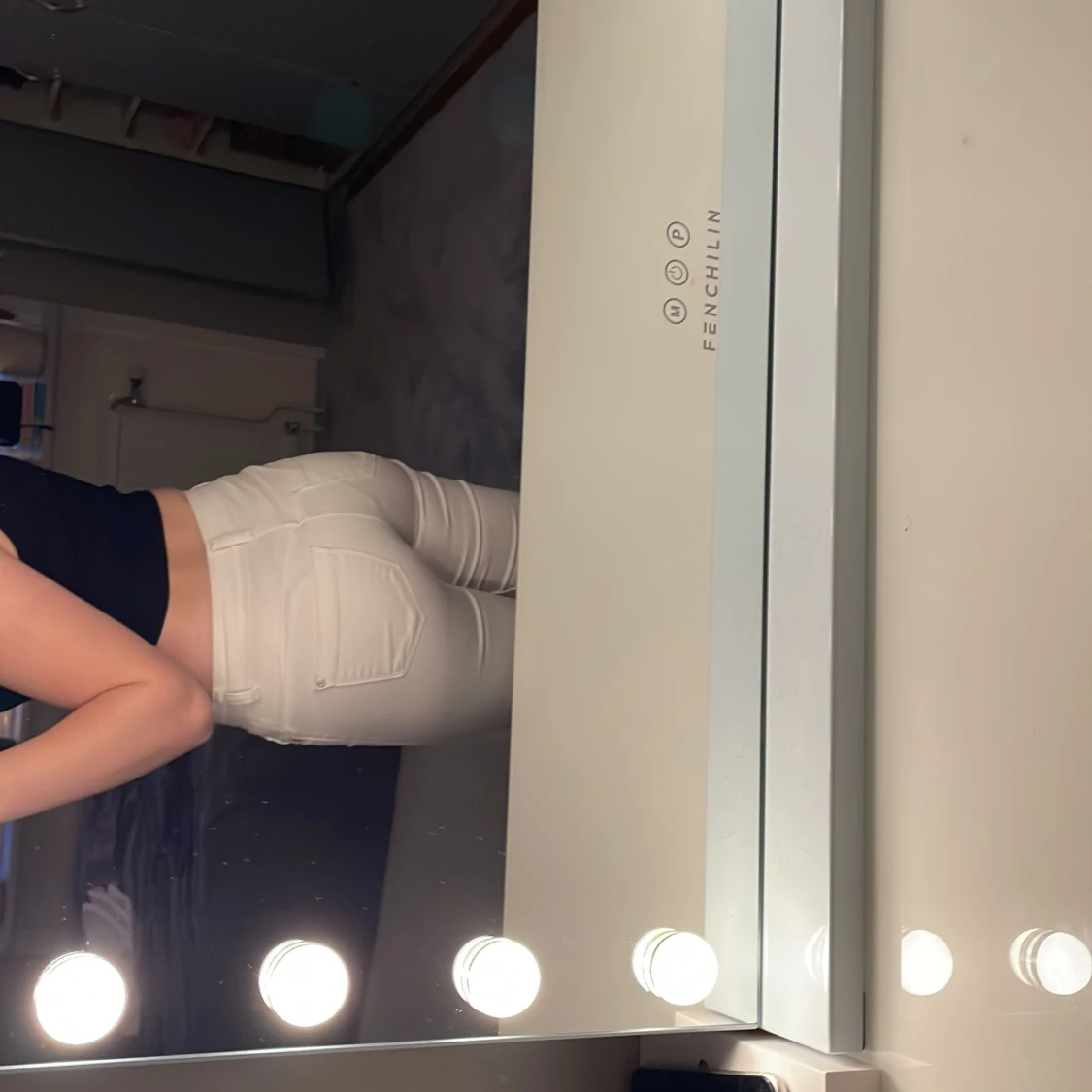 Skinny jeans vit - 90