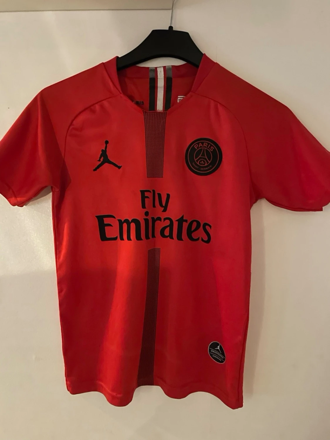 Röd PSG matchtröja Fly Emirates