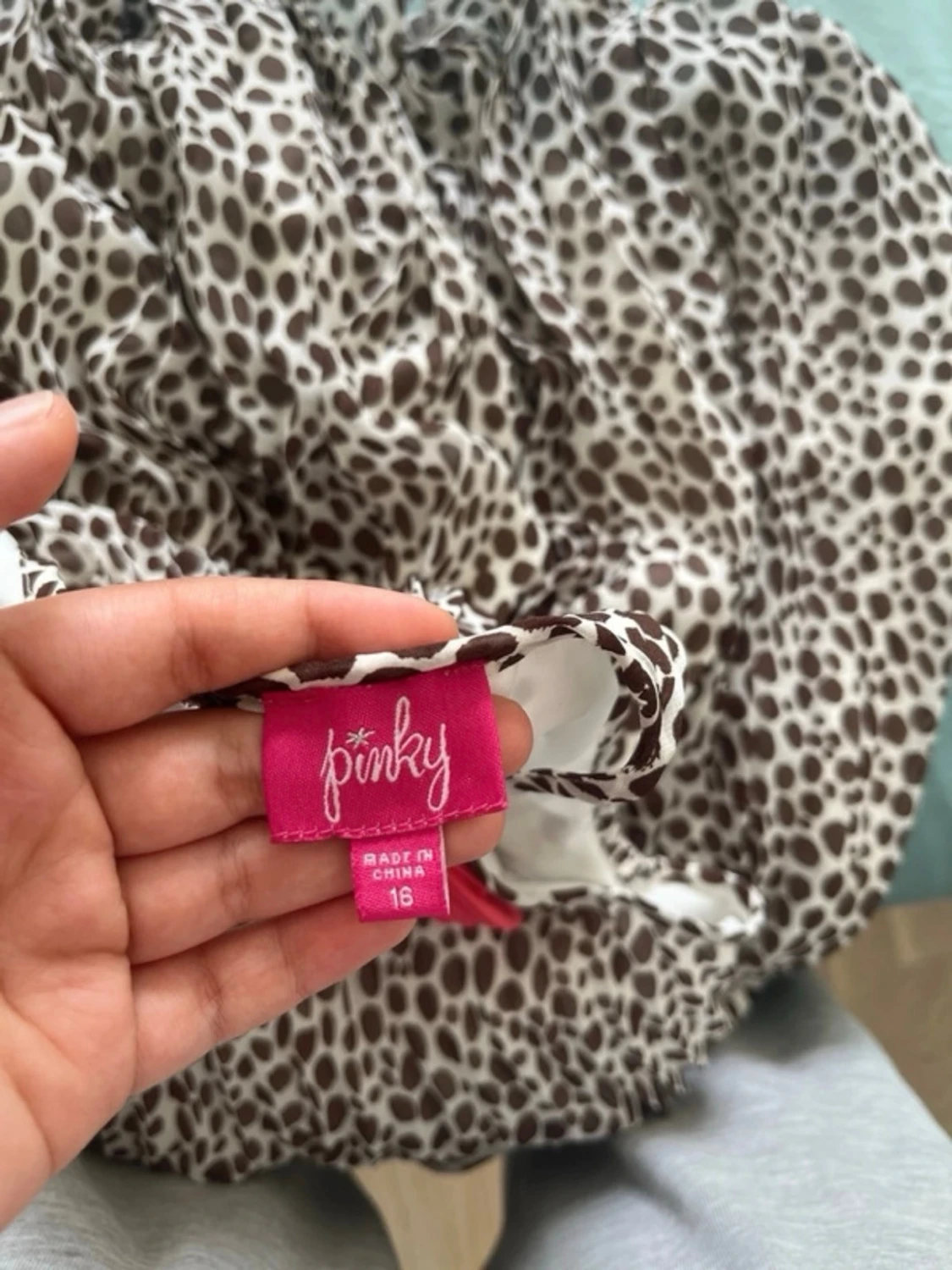 Leopardmönstrad sommarklänning - 2