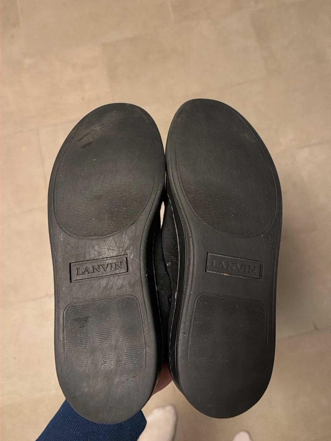 Svarta Lanvin sneakers  - 3