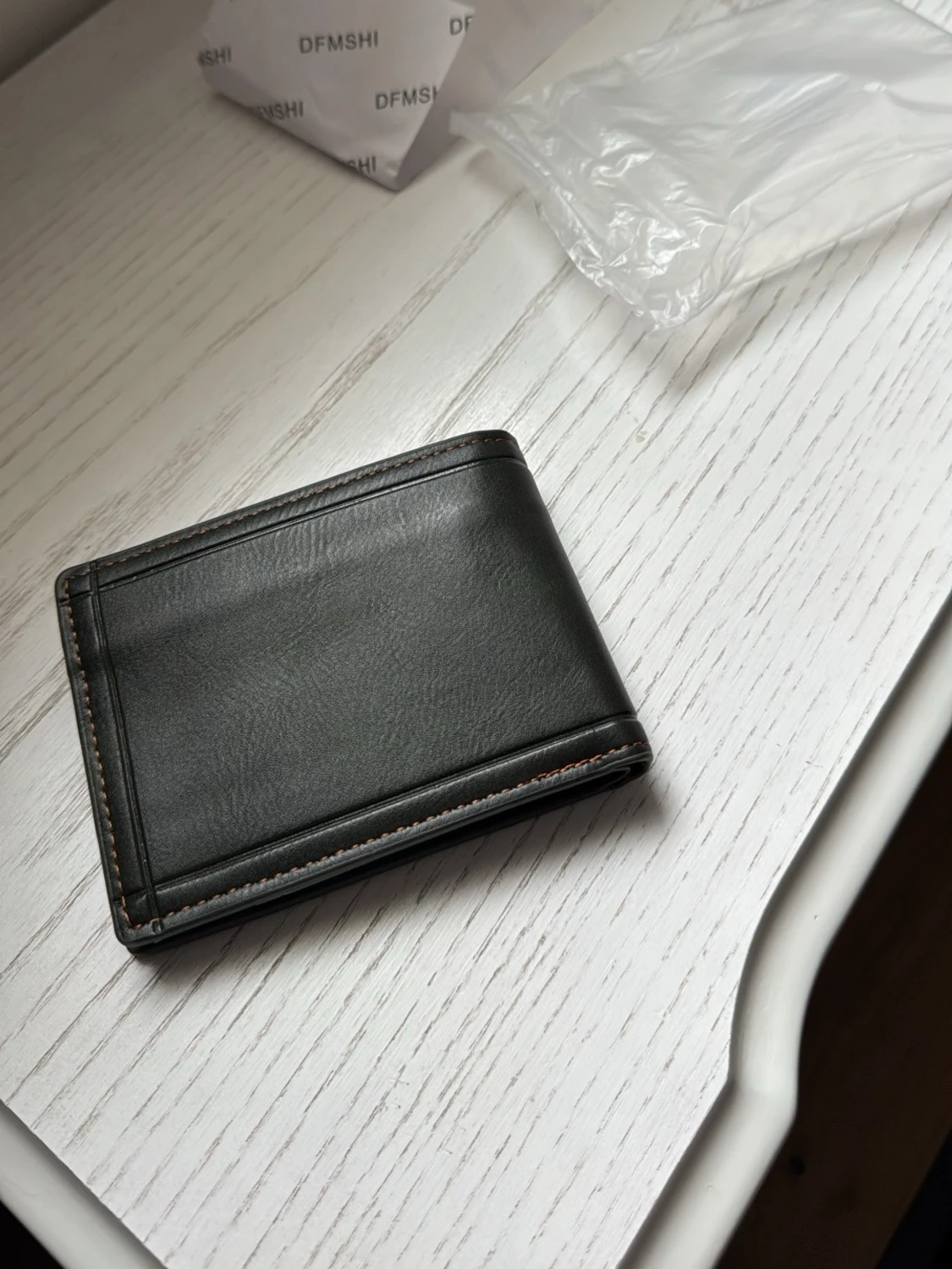 Svart läderplånbok från DFMSHI - 2