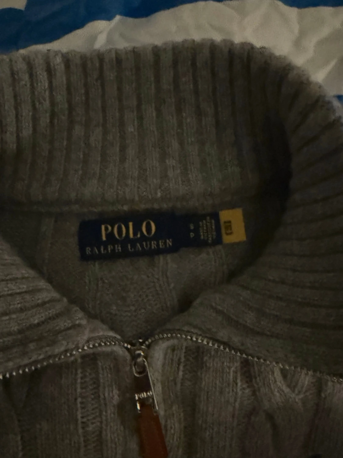 Grå kabelstickad tröja Polo Ralph Lauren - 2
