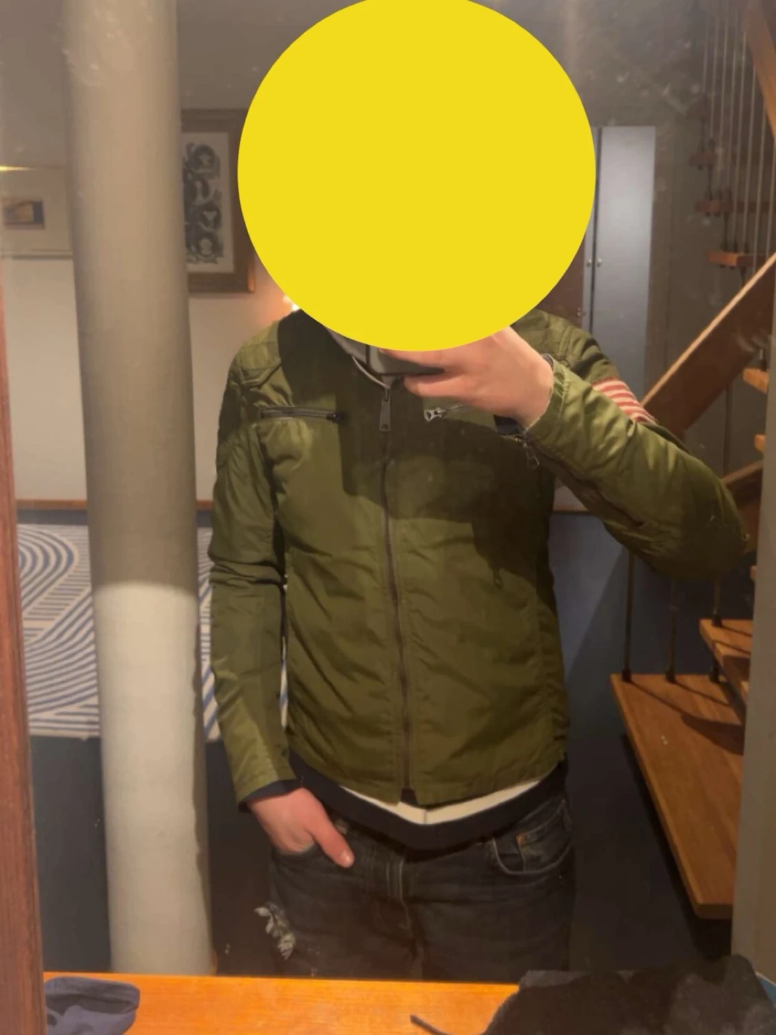 Olivgrön vindjacka från Ralph Lauren - 5